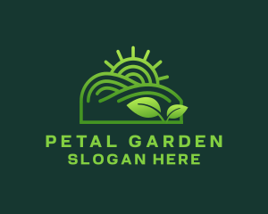 Organic Nature Landscape logo design