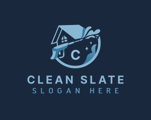 Cleaning Pressure Washing logo design