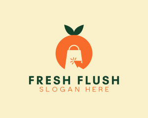 Online Grocery Shopping  logo design