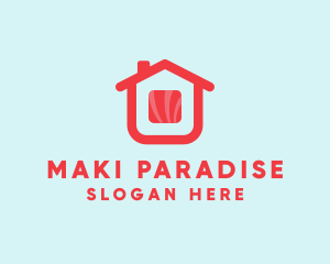 Maki Roll House  logo design