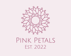 Flower Pattern Wellness  logo design