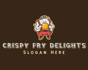 Fried Egg Smiling logo design