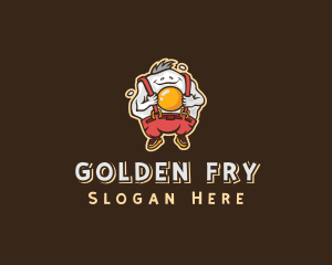 Fried Egg Smiling logo design