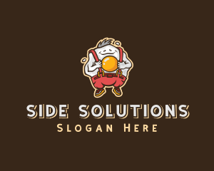 Fried Egg Smiling logo design