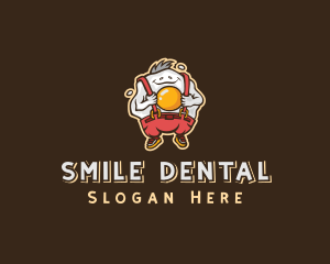 Fried Egg Smiling logo design