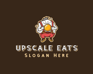 Fried Egg Smiling logo design