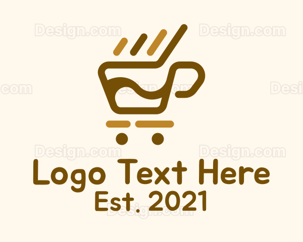 Coffee Push Cart Logo