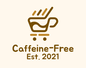 Coffee Push Cart logo design