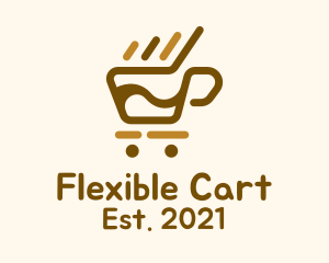 Coffee Push Cart logo design