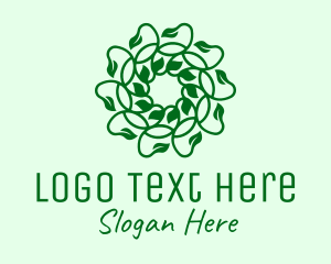 Green Natural Vines Logo