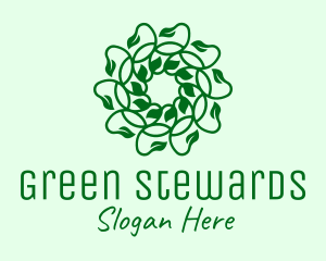 Green Natural Vines logo design