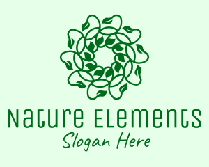 Green Natural Vines logo design