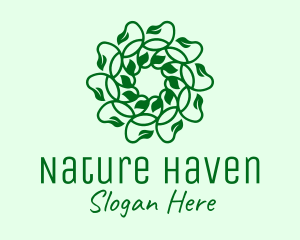 Green Natural Vines logo design