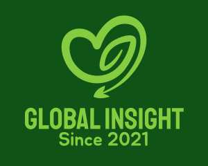 Green Vine Heart logo