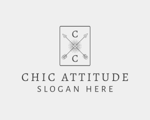 Bow Chic Arrows logo design