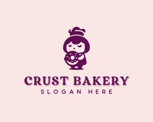 Donut Girl Bakery logo design