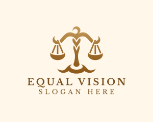 Elegant Justice Scale logo