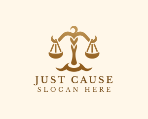 Elegant Justice Scale logo