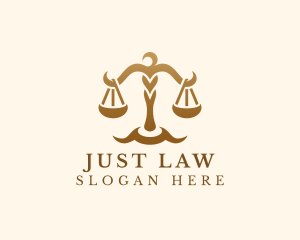Elegant Justice Scale logo