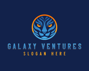 Blue Tiger Cat logo design