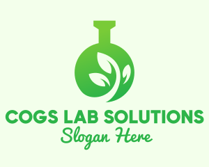 Green Eco Laboratory logo design