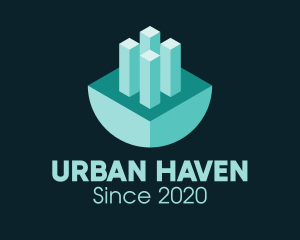 3D Urban Planning logo design