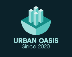 3D Urban Planning logo design