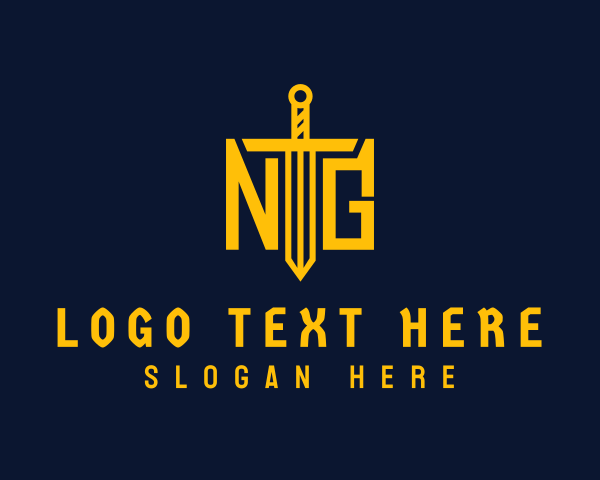 Letter Ng logo example 4