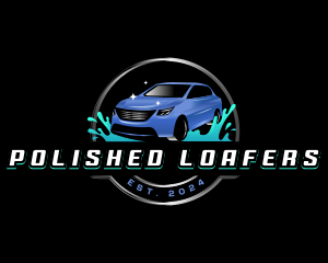 Car Wash Clean Detailing logo design