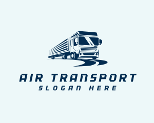 Truck Haul Logistics logo design