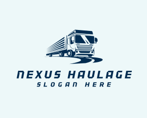 Truck Haul Logistics logo design