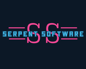 Neon Programmer Technology logo design