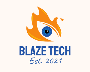 Blazing Fire Eye logo