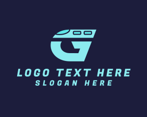Train Letter G Logo