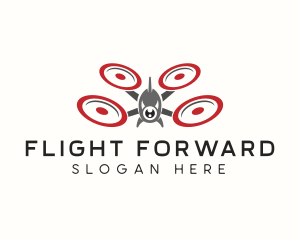 Drone Propeller Flight logo