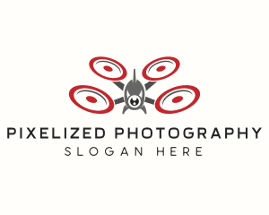 Drone Propeller Flight logo design