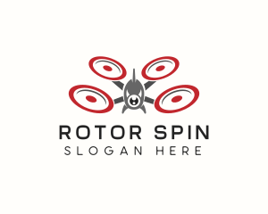 Drone Propeller Flight logo