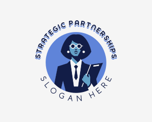 Female Professional Manager logo