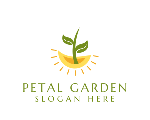 Botany Plant Leaf  logo design