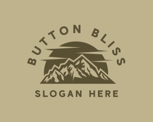 Rustic Mountain Peak logo design