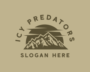 Rustic Mountain Peak logo design