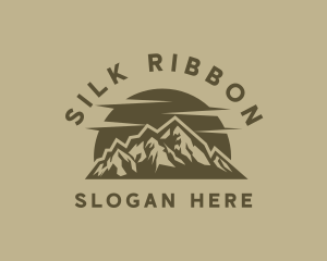 Rustic Mountain Peak logo design