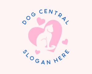 Cat Dog Veterinary Clinic logo design