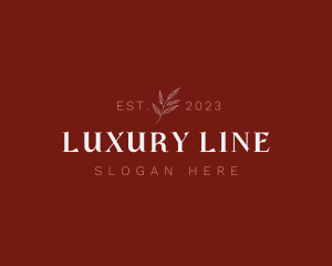 Luxury Leaf Business logo design