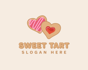 Heart Jam Cookie logo design