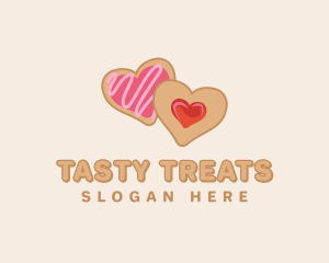 Heart Jam Cookie logo design