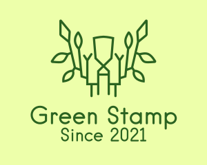 Green Forest Branch logo design