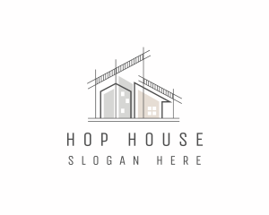 House Building Structure logo design