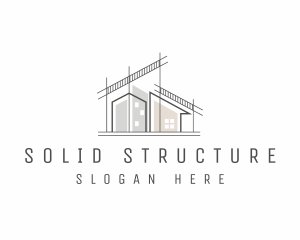 House Building Structure logo design