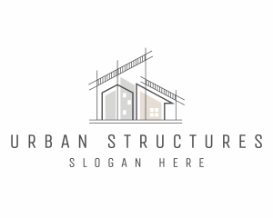 House Building Structure logo design